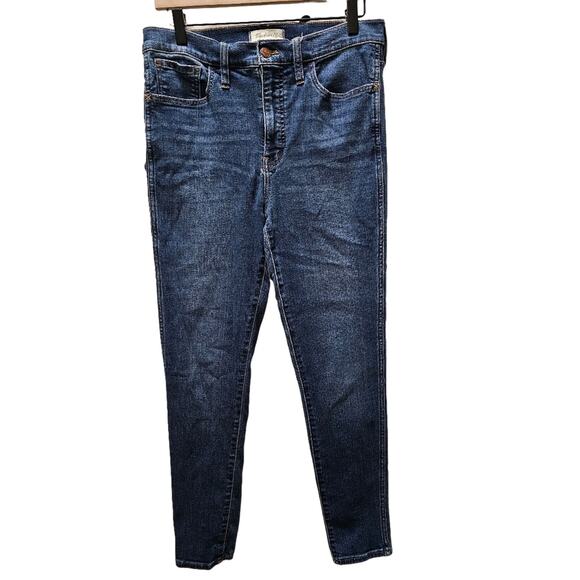 Madewell medium wash 10" roadtripper size 29 high rise skinny jeans - Picture 1 of 6